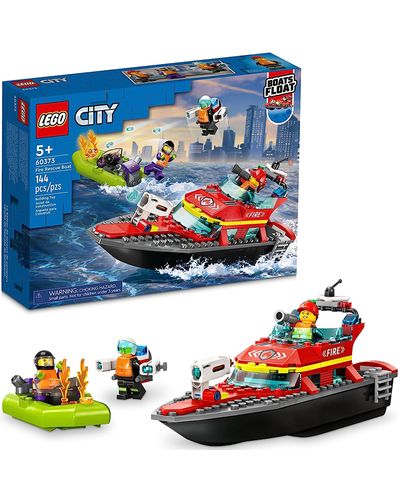 ლეგო LEGO City Fire Rescue Boat  - Primestore.ge