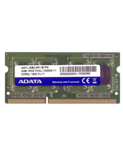 RAM DDR3 SODIMM/ (Open Box f HP 15 )ADATA 4GB DDR3 1600 CL11 AM1L16BC4R1-B1PS PC3L-12800S-11