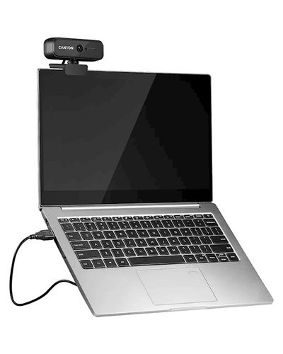 ვებ კამერა CANYON C2N, 1080P full HD 2.0Mega fixed focus webcam with USB2.0 connector, 360 degree rotary view scope, built in MIC , 3 image - Primestore.ge