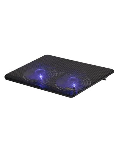 Notebook cooler 2E GAMING Laptop stand CPG-001, up to 14", 1xUSB-A, Blue LED, black, 2 image