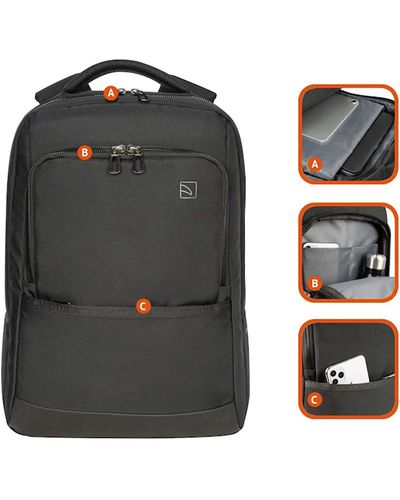Notebook bag Tucano LUNAR BACKPACK 15.6" BLACK, 2 image