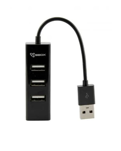 Adapter SBOX H-204 BLACK / USB-2.0 4 PORT, 2 image