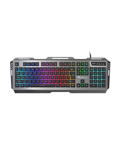 კლავიატურა Genesis Gaming Keyboard Rhod 420 RGB RULayout with RGB Blacklight Windows XP, Vista, 7, 8, 10, USB  - Primestore.ge