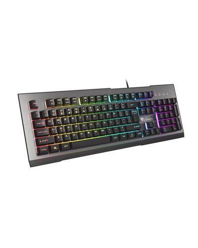 კლავიატურა Genesis Gaming Keyboard Rhod 500 RGB ALLUMINIUM BODY  US Layout with RGB Blacklight Windows XP, Vista, 7, 8, 10, USB , 2 image - Primestore.ge