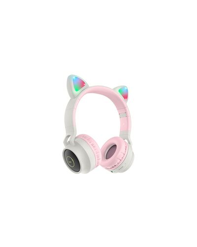 ყურსასმენი Hoco W27 Cat ear wireless headphones GREY , 2 image - Primestore.ge
