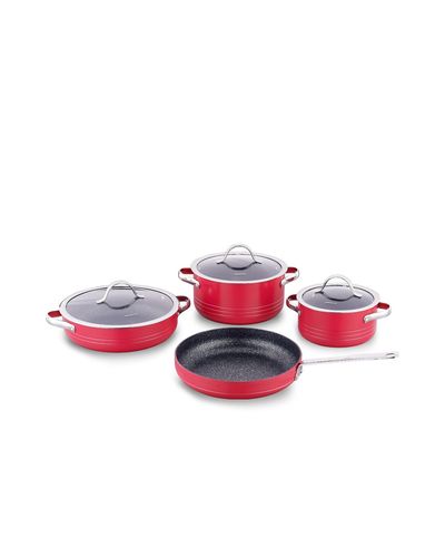 Pots and pans set Korkmaz A2619-4 Linea 7 pcs Cookware Set- Viva