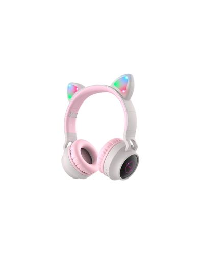 ყურსასმენი Hoco W27 Cat ear wireless headphones GREY  - Primestore.ge
