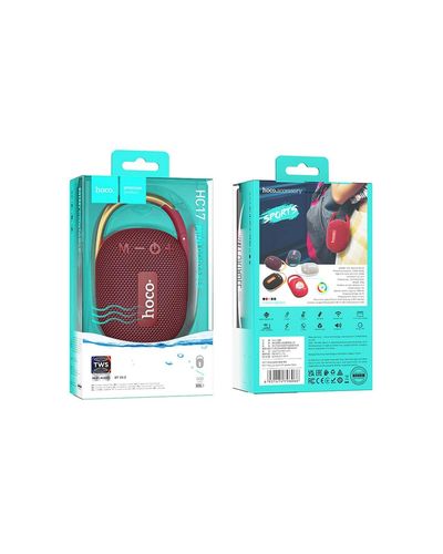 დინამიკი Hoco HC17 Easy joy sports wireless speaker Wine red , 2 image - Primestore.ge