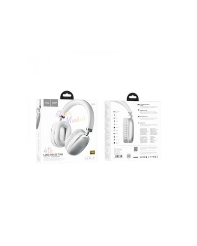 ყურსასმენი Hoco W35 wireless headphones Silver , 4 image - Primestore.ge