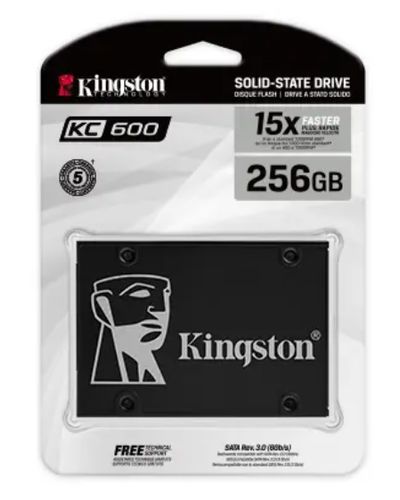 Hard disk Kingston 256G SSD KC600 SATA3 2.5", 3 image