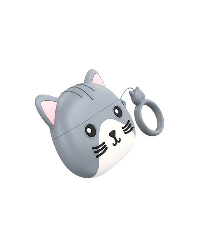 ყურსასმენი Hoco EW46 True TWS wireless headset Mysterious Cat - White Gray , 3 image - Primestore.ge