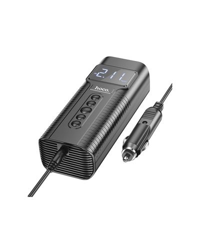 სმარტფონის აქსესუარი Hoco PH55 Roys smart car air pump Black , 2 image - Primestore.ge