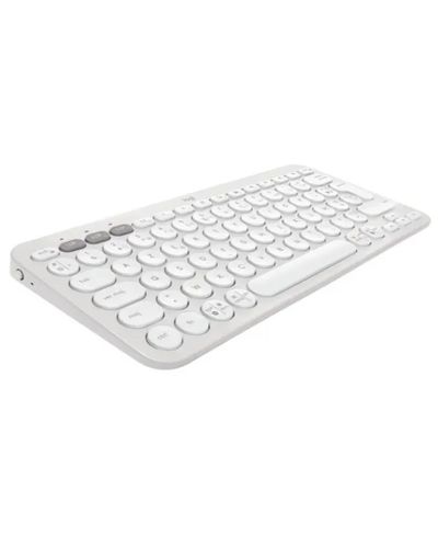 კლავიატურა LOGITECH  Keyboard Pebble Keys 2 K380s - TONAL WHITE - US INT'L - BT - INTNL-973 - UNIVERSAL , 2 image - Primestore.ge