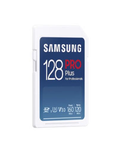 მეხსიერების ბარათი Samsung Pro Plus U3 V30 SDXC UHS-I 128GB сlass 10 MB-SD128K , 2 image - Primestore.ge