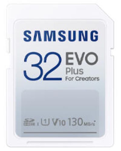 მეხსიერების ბარათი Samsung EVO Plus U1 V10 SDHC UHS-I 32GB сlass 10 MB-SC32K  - Primestore.ge