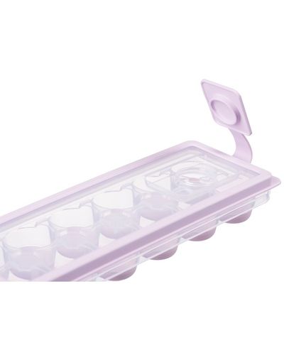 ყინულის ფორმა Ardesto Ice tray with lid Fresh Cylinder, 27х9.5х3.8cm, silicone, plastic, lilac , 3 image - Primestore.ge