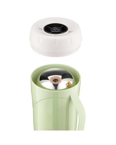 თერმოსი Ardesto Vacuum flask Gemini Gourmet, 1000ml, plastic, borosilicate glass, green , 4 image - Primestore.ge