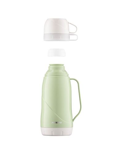 თერმოსი Ardesto Vacuum flask Gemini Gourmet, 1000ml, plastic, borosilicate glass, green , 3 image - Primestore.ge