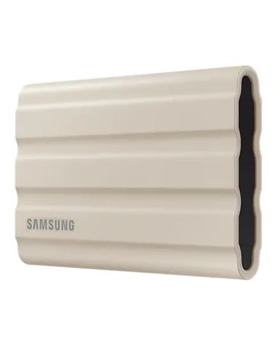მყარი დისკი SAMSUNG SSD T7 PORTABLE 2TB MU-PE2T0K/WW SHIELD BEIGE , 2 image - Primestore.ge