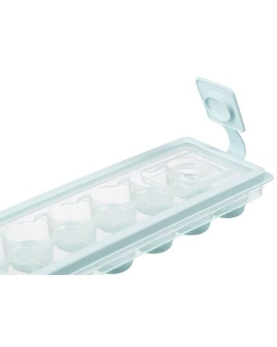 ყინულის ფორმა Ardesto Ice tray with lid Fresh Cylinder, 27х9.5х3.8cm, silicone, plastic, blue , 2 image - Primestore.ge