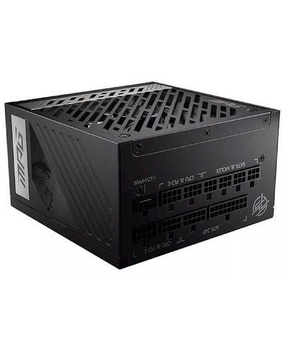 კვების ბლოკი MSI 306-7ZP7C11-CE0, 1000W, 80 Plus, Power Supply, Black , 2 image - Primestore.ge