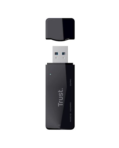 Card reader Trust Nanga USB-A to M2 / SD Card Reader, Black, 4 image