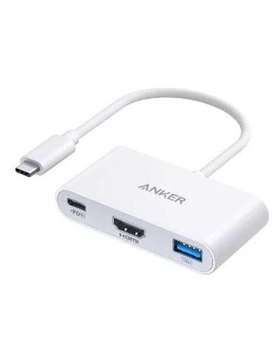 USB ჰაბი Anker PowerExpand 3in1 USB-C Hub with Power Delivery Hub A8339H21-5  - Primestore.ge