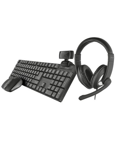 Mouse, keyboard, webcam and headset TRUST QOBY