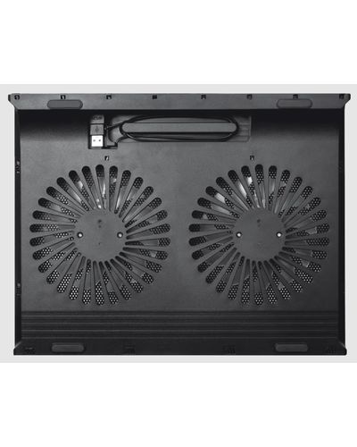 Cooler Trust azul Laptop Cooling Stand with dual fans, 2 image