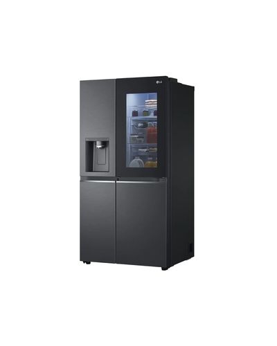 Refrigerator LG GR-X267CQES.AMCQMER-Side By Side, 179x91x74, 617 Liters, InstaView™ Door-in-Door®, INVERTER, Linear Cooling, Hygiene FRESH+™, ThinQ™, Matte Black, 3 image