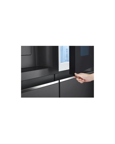 Refrigerator LG GR-X267CQES.AMCQMER-Side By Side, 179x91x74, 617 Liters, InstaView™ Door-in-Door®, INVERTER, Linear Cooling, Hygiene FRESH+™, ThinQ™, Matte Black, 8 image