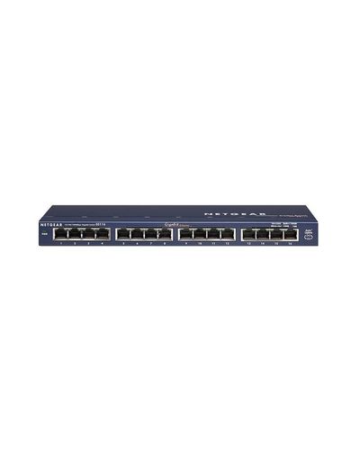 სვიჩი Netgear GS116E — 16-Port Gigabit Ethernet Plus Switch (NUNTGSW1601)  - Primestore.ge