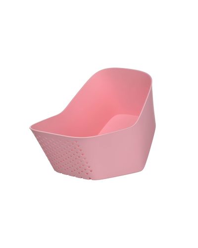 Washing herbs and vegetables ARDESTO Bowl with strainer Fresh, pink, plastic, 2 image