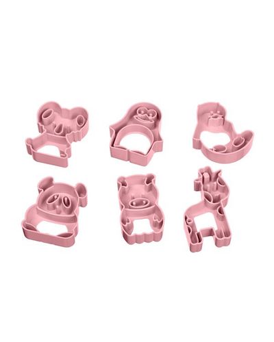 გამოსაცხობი ფორმა ARDESTO Animals Biscuit Moulds 6 pcs, pink , 2 image - Primestore.ge