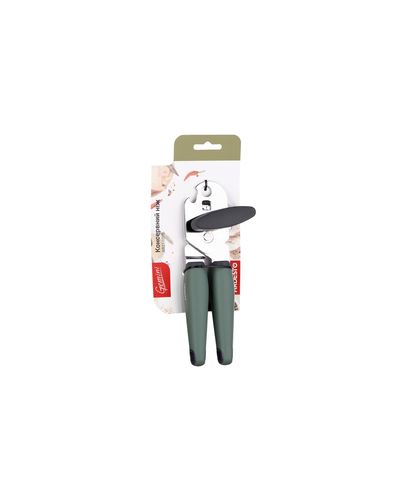 Can opener ARDESTO Can opener Gemini, gray / green, iron, pp with soft touch, 3 image