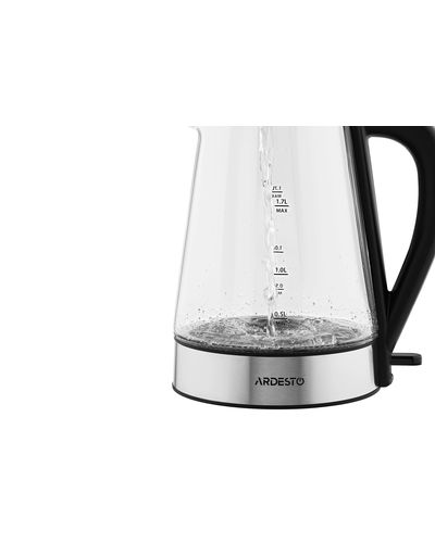Electric teapot Ardesto EKL-F110 Transparent glass electric kettle with LED-backlight, 3 image