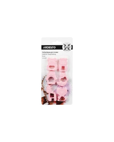 გამოსაცხობი ფორმა ARDESTO Animals Biscuit Moulds 6 pcs, pink , 3 image - Primestore.ge