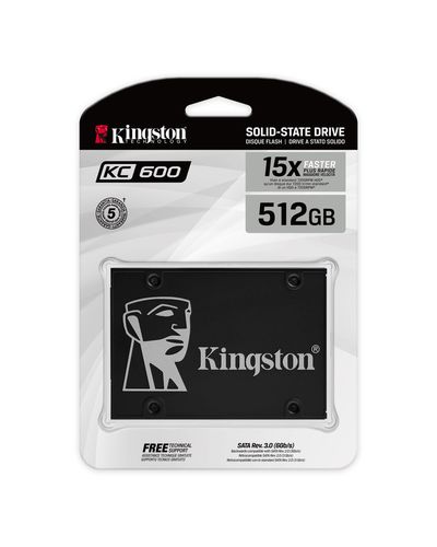 Hard disk KINGSTON KC600 512GB SSD (SKC600/512GB), 2 image