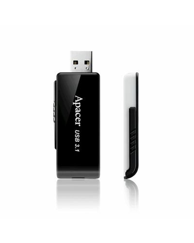 USB ფლეშ მეხსიერაბა Apacer USB3.0 Flash Drive AH350 64GB Black , 3 image - Primestore.ge