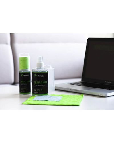 Monitor cleaning 2E Cleaning kit 300ml Liquid for LED / LCD + 2 wipes 20X20 10X10 cm., 4 image
