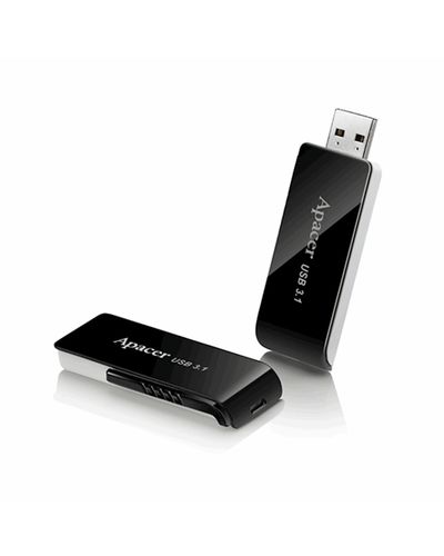 USB ფლეშ მეხსიერაბა Apacer USB3.0 Flash Drive AH350 64GB Black , 4 image - Primestore.ge
