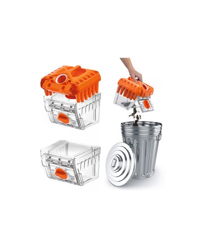 Vacuum Cleaner Thomas DryBOX + AquaBOX Cat & Dog With Container, 1700 W White / Orange, 6 image