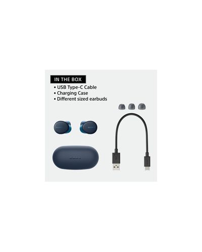 Headphones Sony WF-XB700 Truly Wireless Headphones Blue, 7 image