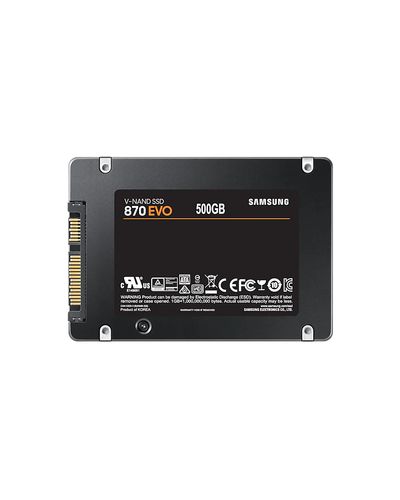 Hard Drive Samsung SSD 870 EVO 500GB SATA III 2.5 "MZ-77E500BW, 2 image