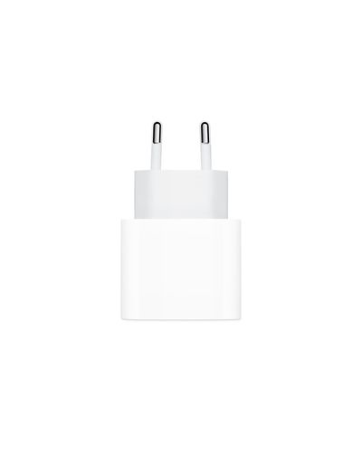 მობილურის დამტენი Apple 20W USB-C Power Adapter (MHJE3ZM/A) White , 4 image - Primestore.ge