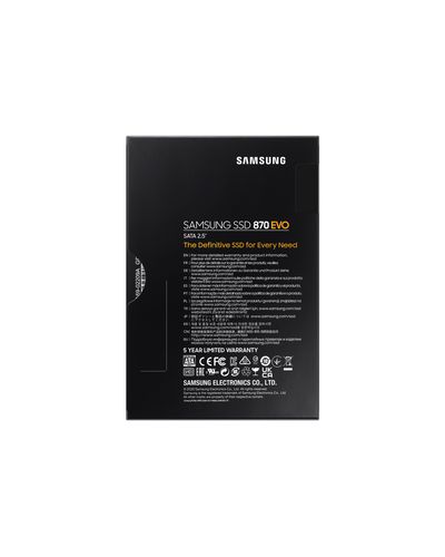 Hard Drive Samsung SSD 870 EVO 500GB SATA III 2.5 "MZ-77E500BW, 7 image