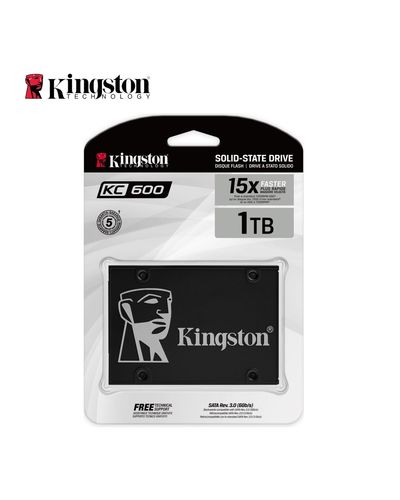 Hard Drive Kingston 1024GB SSD 2.5 "KC600 SATA 3D TLC, 3 image