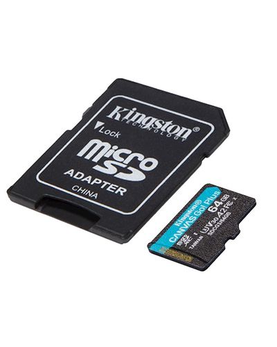 Memory card Kingston 128GB microSDXC C10 UHS-I U3 A2 R170 / W90MB / s SD, 2 image