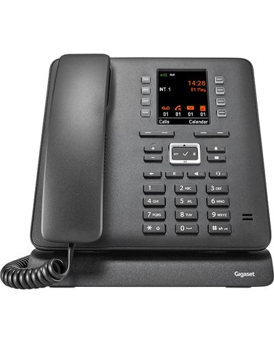 სტაციონალური ტელეფონი Gigaset Pro Maxwell C Corded VoIP Bluetooth, Visual call notification, Redial TFT Black , 2 image - Primestore.ge