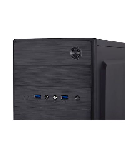 ქეისი 2E E183-400 Case ALFA MidT, PSU ATX400W, 2xUSB3.0, metal perforated (side panel) Black , 2 image - Primestore.ge